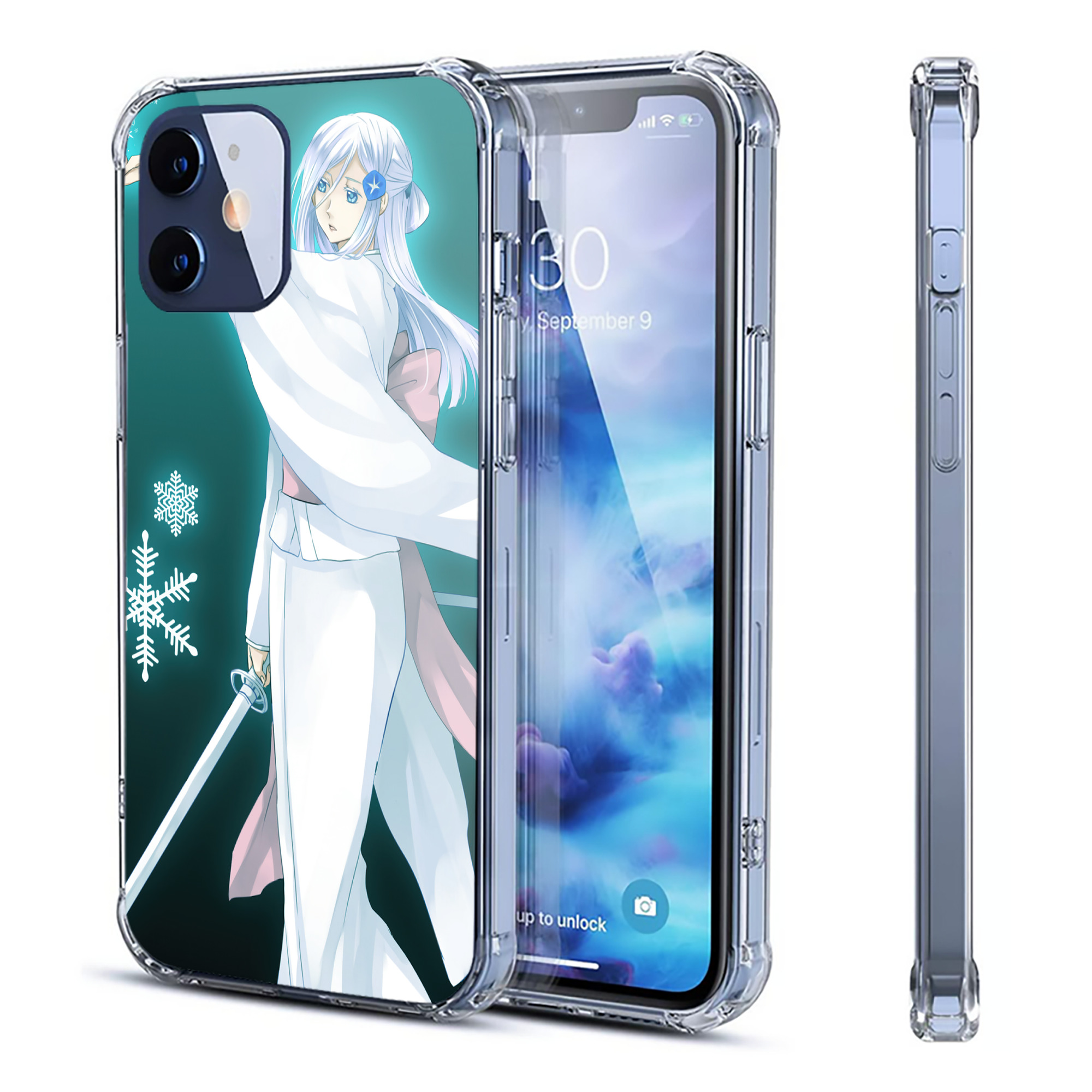 （画像用） ブリーチ BLEACH 【iPhone 12シリーズ対応】透明スマホケース（クリアソフトケース）